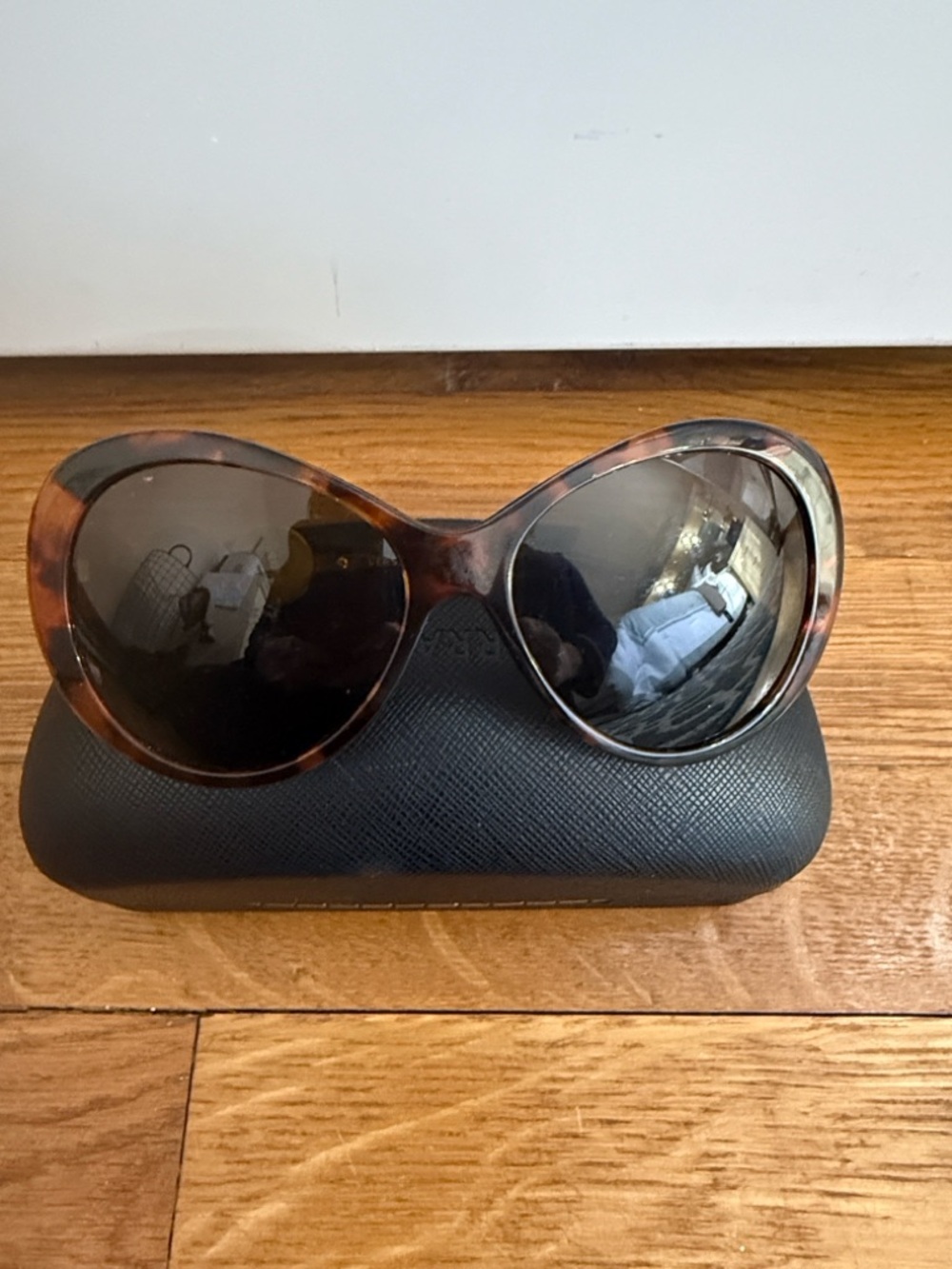 Versace Brown Sunglasses with Gold Medallion Accents